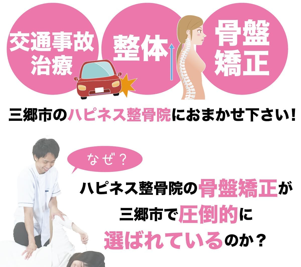 交通事故治療・整体・骨盤矯正