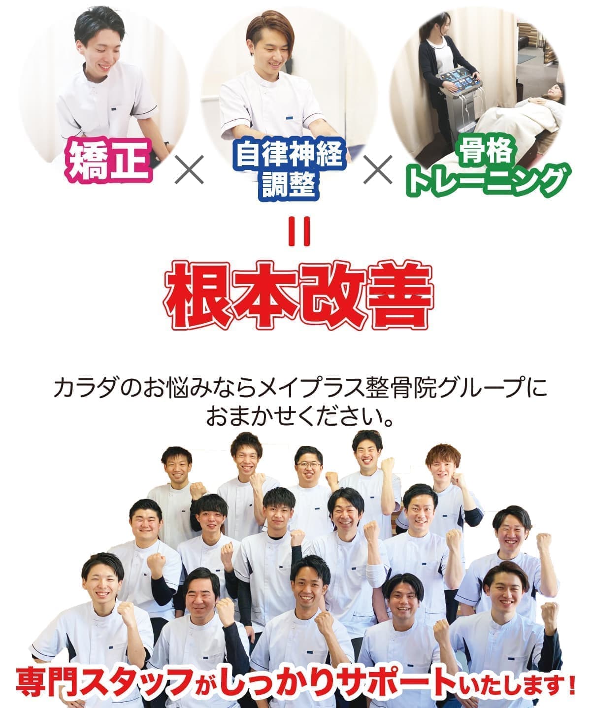 根本改善を目指します